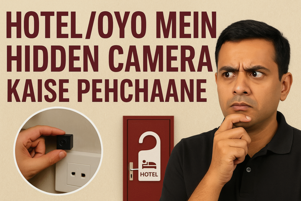 जाने Oyo/hotel में कहां छुपा हो सकता है ?कैमरा , Oyo/hotel mein pta kre hidden camera